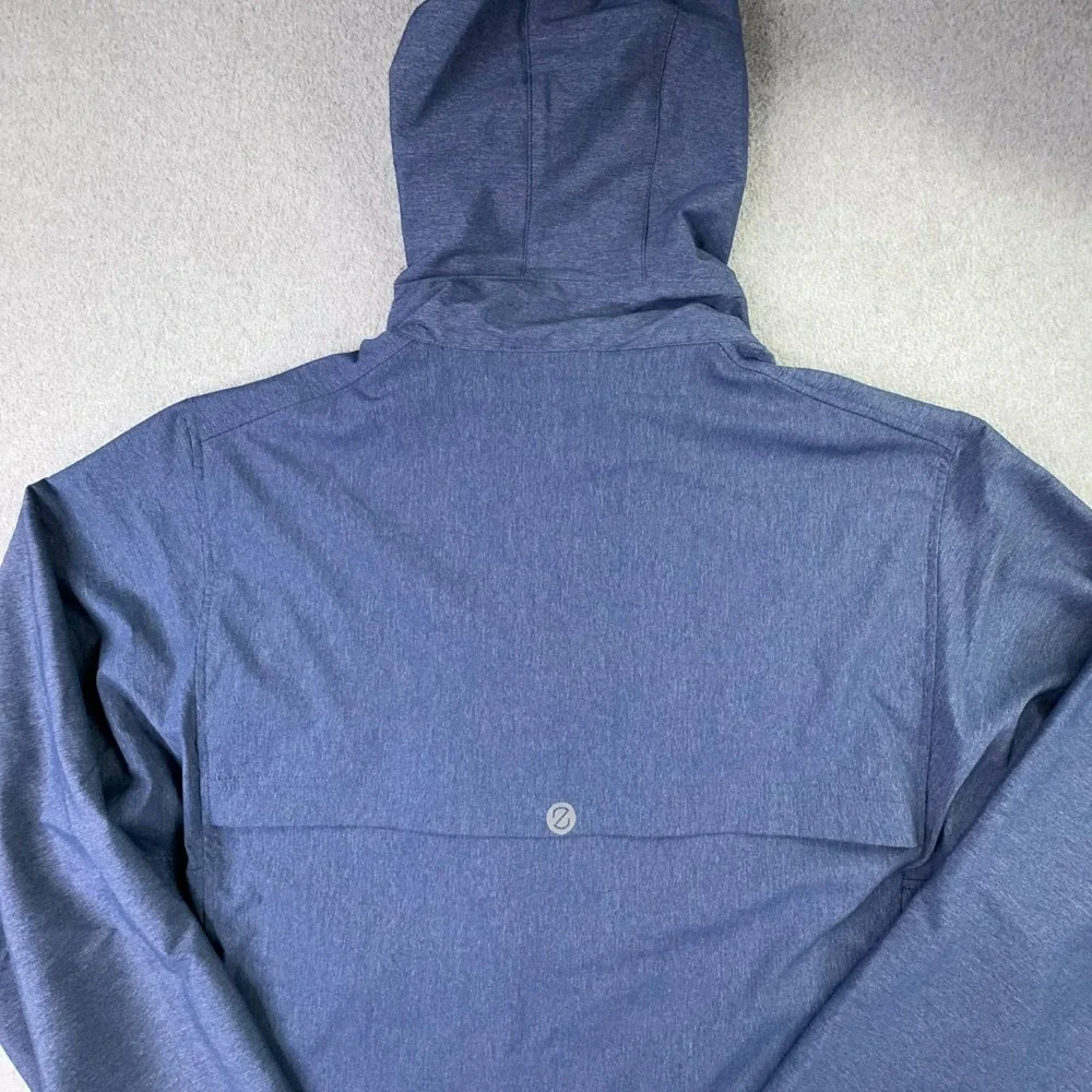 Cole Haan ZeroGrand Utility‎ Jacket Mens L Blue Zip Vented Water Wind Resistant
